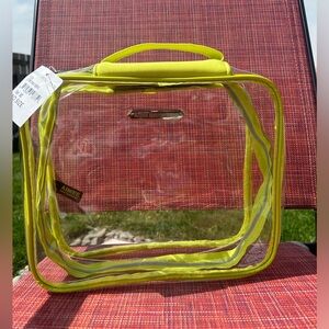 Aimee Kestenberg clear cosmetic toiletry bag